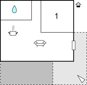 1 Bedroom Nice Home In Rogotin