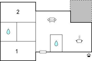 2 Bedroom Beautiful Apartment In Vrbnik