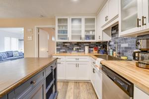 Sleek golf-front condo with a washerdryer, deck, & central AC - dog friendly