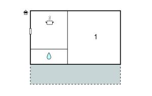 1 Bedroom Lovely Apartment In Barbariga