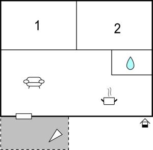 Lovely Apartment In Osobljava With Wifi