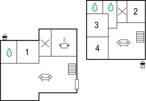 4 Bedroom Lovely Apartment In Nerola