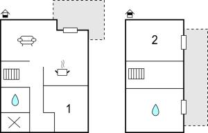 2 Bedroom Awesome Home In Tossens
