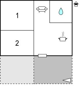 Two-Bedroom Apartment In Necujam