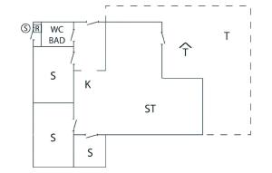 3 Bedroom Lovely Home In Rønne