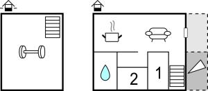 2 Bedroom Lovely Home In Okrug Gornji