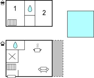 Stunning Home In Novigrad With Kitchen