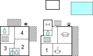 Awesome Home In Nedescina With Kitchen