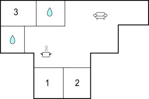 3 Bedroom Nice Home In Aakirkeby