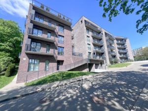 New Cozy Designer Apartment in Uzupis Walk to Old Town in a Luxury Building Garden View Balcony