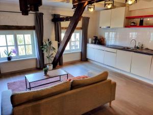 Unique Historic Mill Loft with River Lys Views