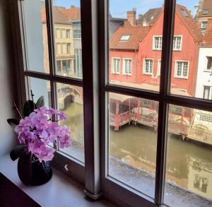 Unique Historic Mill Loft with River Lys Views