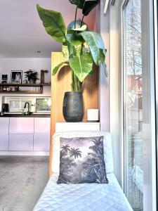 Central and luxurious floating home with garden