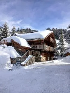 Appartement dans chalet aux saisies-100m des pistes-cœur station 13 pers