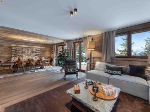Megève : Appartement de luxe 115m², 6 pers, accès pistes, Wifi - FR-1-569-203