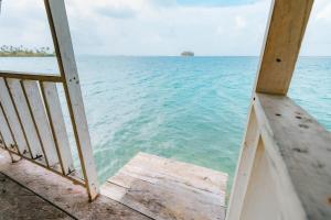 Cabins over the sea on San Blas Islands Wailidub