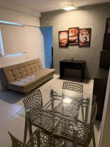 Lindo quarto-sala Edf Time 301 Ponta Verde