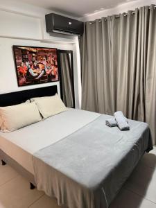 Lindo quarto-sala Edf Time 301 Ponta Verde