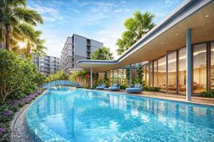 Modern Apartment with Pool & Gym