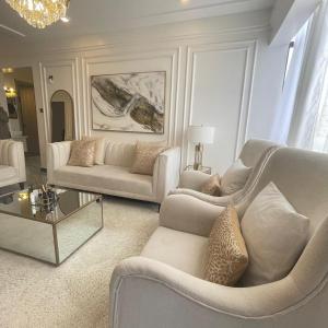 luxurious two bedroom apartment with fully equipped gym, swimming pool ample parking space child play area and amazing scenic views