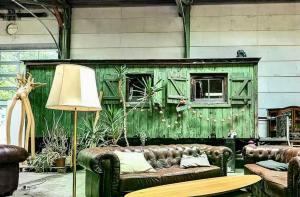Lovingly renovated 120-year-old train car!