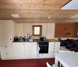 Lovingly renovated 120-year-old train car!