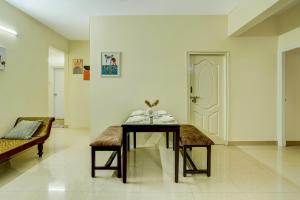 Saffron Breeze Spacious 4-BHK Apartment with Living & Balcony