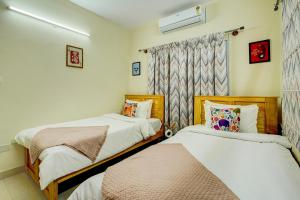 Saffron Breeze Spacious 4-BHK Apartment with Living & Balcony