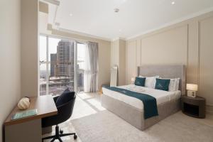 Balcony with City View 2 Bedroom - JLT Dubai Close to Metro & Marina by Heaven Crest Vacation Homes