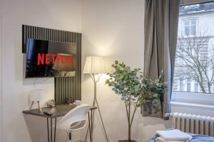 Zentral für 6 Nähe Messe & Hbf mit Balkon und WLAN