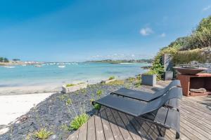 TY KOREJOU - splendide maison avec sauna les pieds dans leau