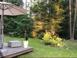 Holiday Home Reetdach Ferienhaus am Lübbesee Sauna Bootsteg neu by Interhome