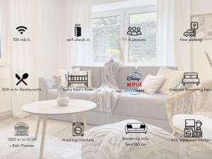 Apartment Stadt-Oase - Kliniken- Bali-T- GOP- Parkplatz - Netflix by Interhome