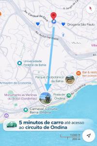 Apartamento 1 Quarto e Sala equipado Perto de Tudo em Salvador