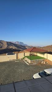 Sunset view hill jabal shams