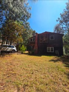 Cabaña en medio del bosque con internet satelital