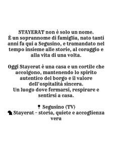 CASA ANGELA Stayerat a SEGUSINO Valdobbiadene