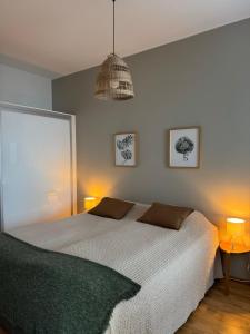 Cozy one bedroom and living room apartment with sauna and garage