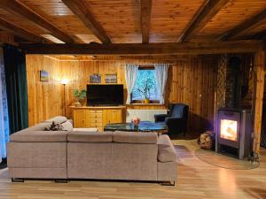 Ferienhaus "BASTEK1" am See mit Kamin & WLAN - Domek Letniskowy BASTEK