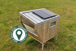 Sleep Space 22 - Green Tiny Spot Schillig