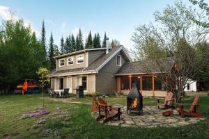 Chalet rustique, Lac paisible, Canot, Famille