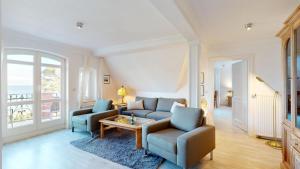 FeWo direkt am Strand mit Meerblick und Balkon,Villa Glückspilz, Binz