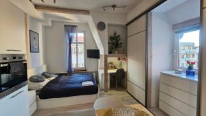 Studio Apartment Blue