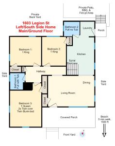 2 Nextdoor Single Family Homes Centrally Located with Private Hottub, Huge Yard, BBQ, Firepit, Yard Games, Sleeps 30