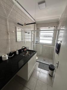 Apartamento frente à praia no Gonzaga