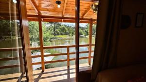 Acomodação vista lago