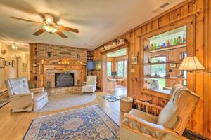 Waterfront Retreat with Pier Game Room and Fire Pit