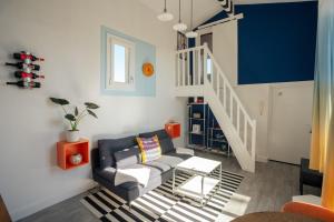 Duplex climatisé avec terrasse sans vis à vis dans lhypercentre