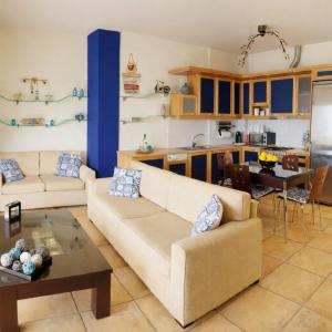 Derveni Seaside Apartments - Deluxe Sea View Penthouse Jacuzzi-BBQ & Groundfloor Garden View Apartment