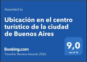 Ubicación en el centro turístico de la ciudad de Buenos Aires